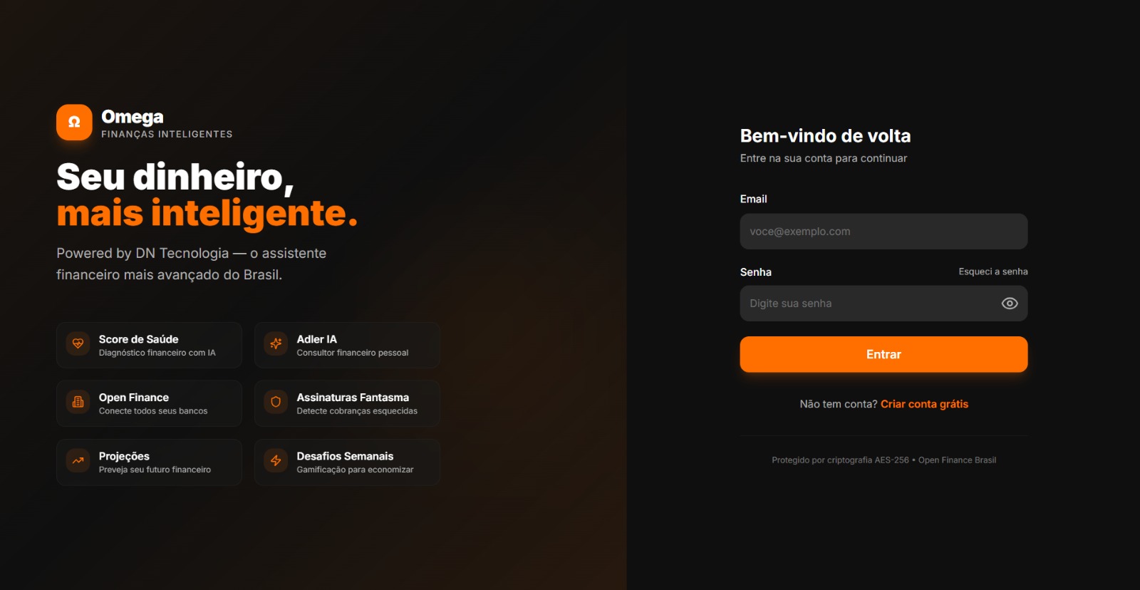 Omega - Finanças Inteligentes